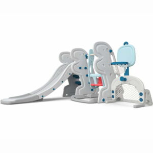 Kiddy bear slide with swing