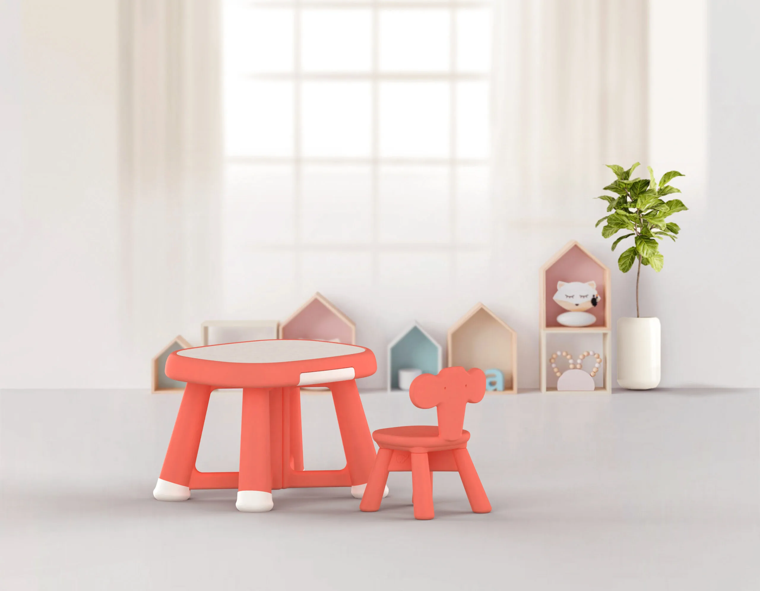 Kiddy Elephant Desk & Chair - Image 9